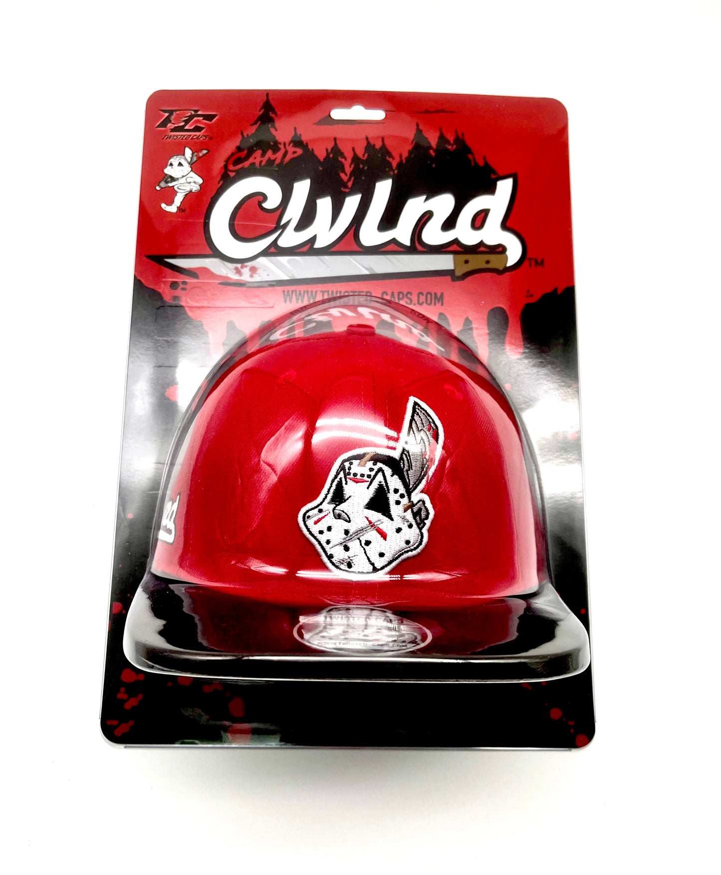 CAMP CLVLND “CHIEF VOORHOO” reimagined SnapBack.. (with custom packaging)