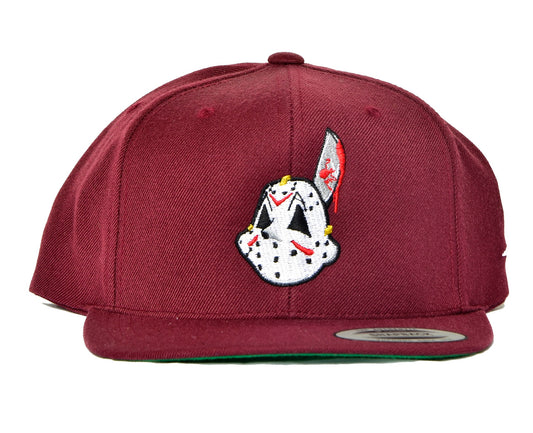 CAMP CLVLND SnapBack - Burgundy